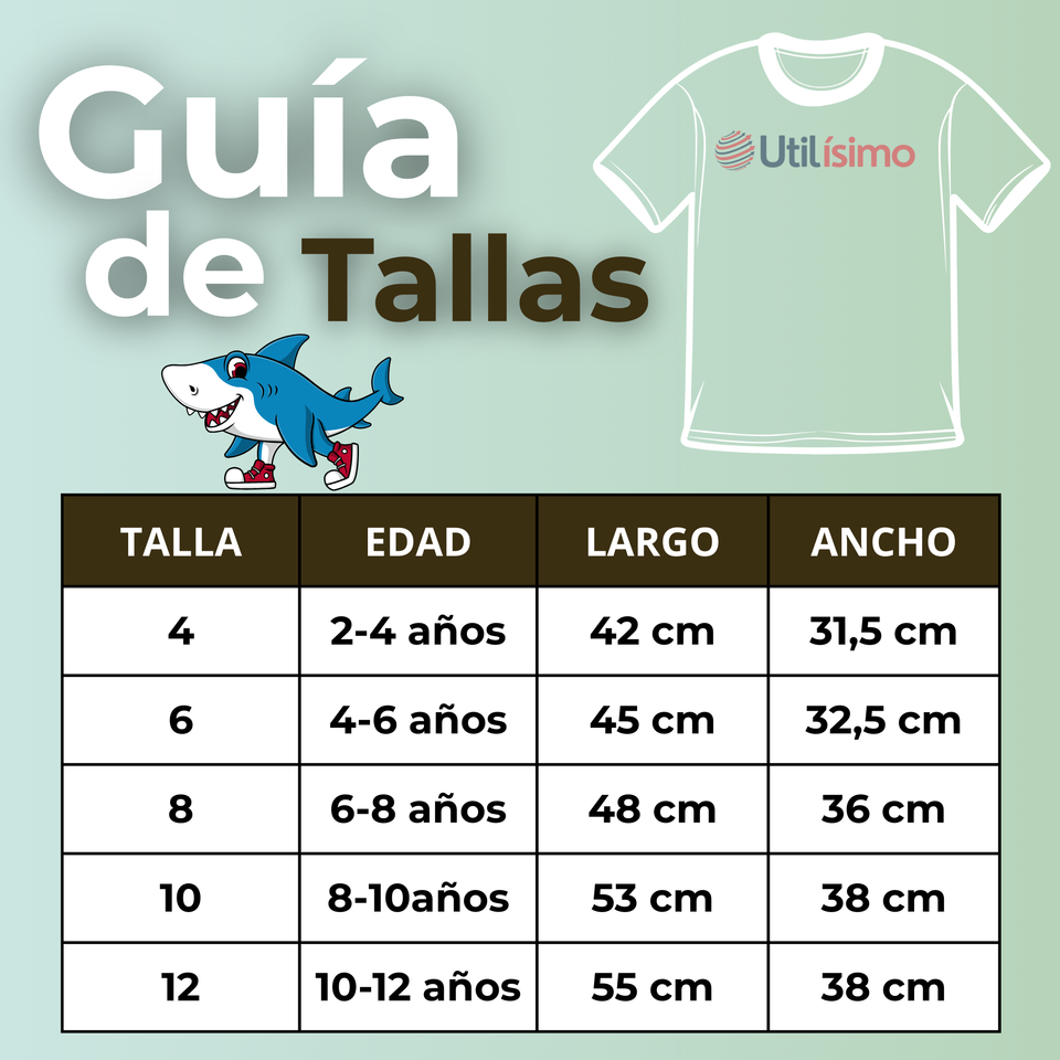 Polera Brainrots 100% Algodón Manga Corta Niño Tralalero Beige