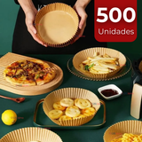 Kit De 500 Unidades Forros Desechables Antiadherentes Papel Para Freidora De Aire
