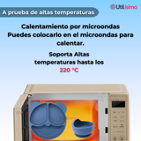 Set De Alimentación Bebé Silicona De Oso 6 Piezas Libre BPA