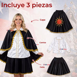 Traje Tirana Diablada Negro 3 Piezas Mujer Baile Típico Fiestas Patrias