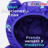 Parka Térmica Con Capucha Y Orejitas Estampado Dinosaurio Niño