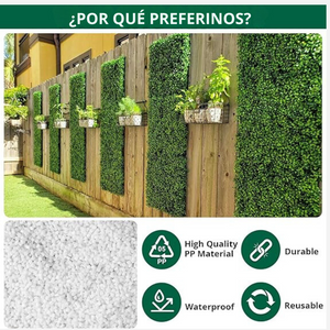 Palmeta artificial trebol vertical de 60x40cm - Envío Gratis