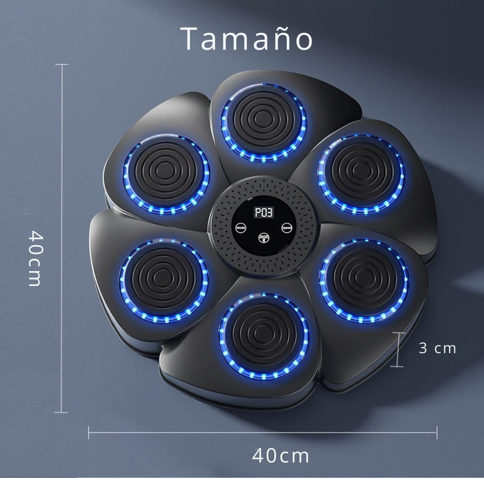 Máquina de Boxeo Musical Bluetooth con Guantes