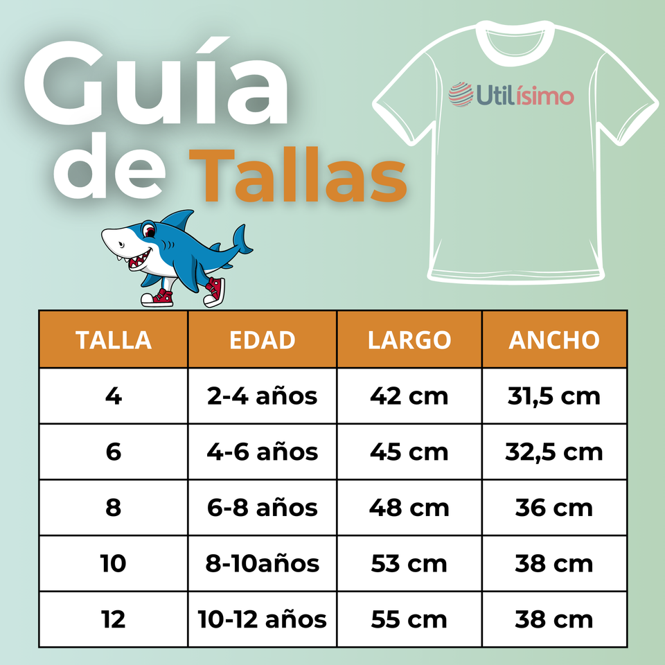 Polera Brainrots 100% Algodón Manga Corta Niño Tralalero Gris Claro