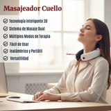 Masajeador Electro Estimulador Cervical Cuello Recargable 2 Electrodos