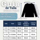 Polera Camiseta Polar Negra Primera Capa Escolar Cuello Redondo Manga Larga Niño