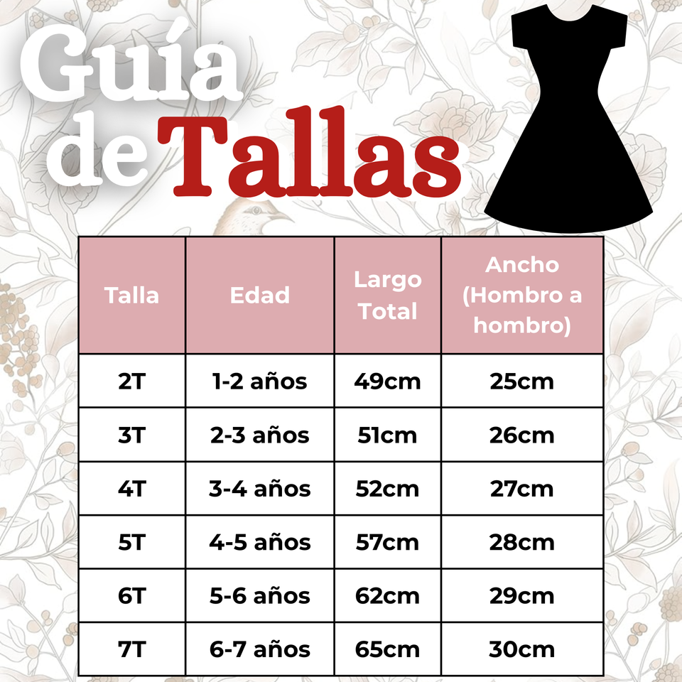 Vestido Manga Corta Casual Loro Multicolor Verano Niña 2 a 7 años