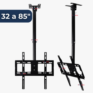 Soporte TV Pared Techo Ajustable 68Kg 32 a 85 Pulgadas 32 40 43 50 55 60 65 70 75 77 80 82 85