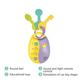 Sonajero Mordedor Llave Remota Inteligente Musical Para Bebé con luz y Sonido