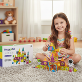 Juego Bloques De Construcción Magnéticos 3D 70 Piezas para Niños