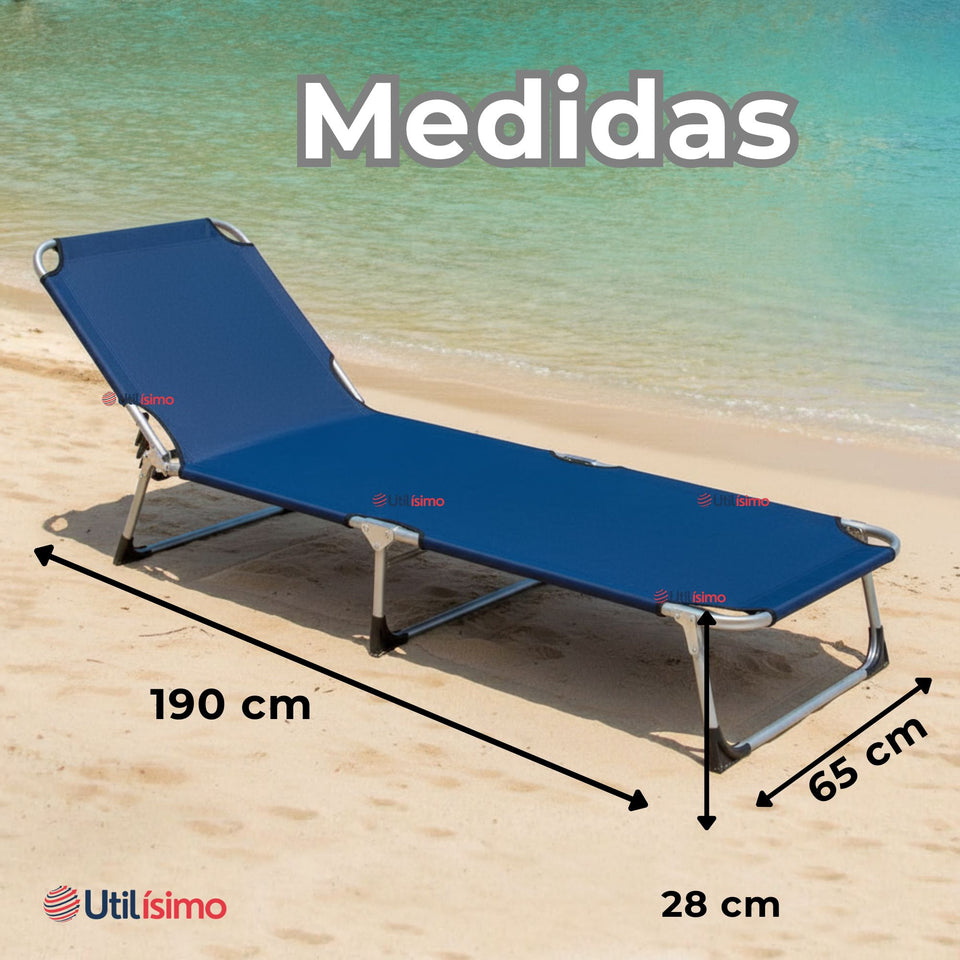 Silla Plegable de Playa Camping Picnic Colores Surtidos