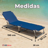 Silla Plegable de Playa Camping Picnic Colores Surtidos