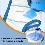 Pack 3 Calzón Calzoncillo Entrenamiento Algodón Absorbente Transpirable Cintura Elástica