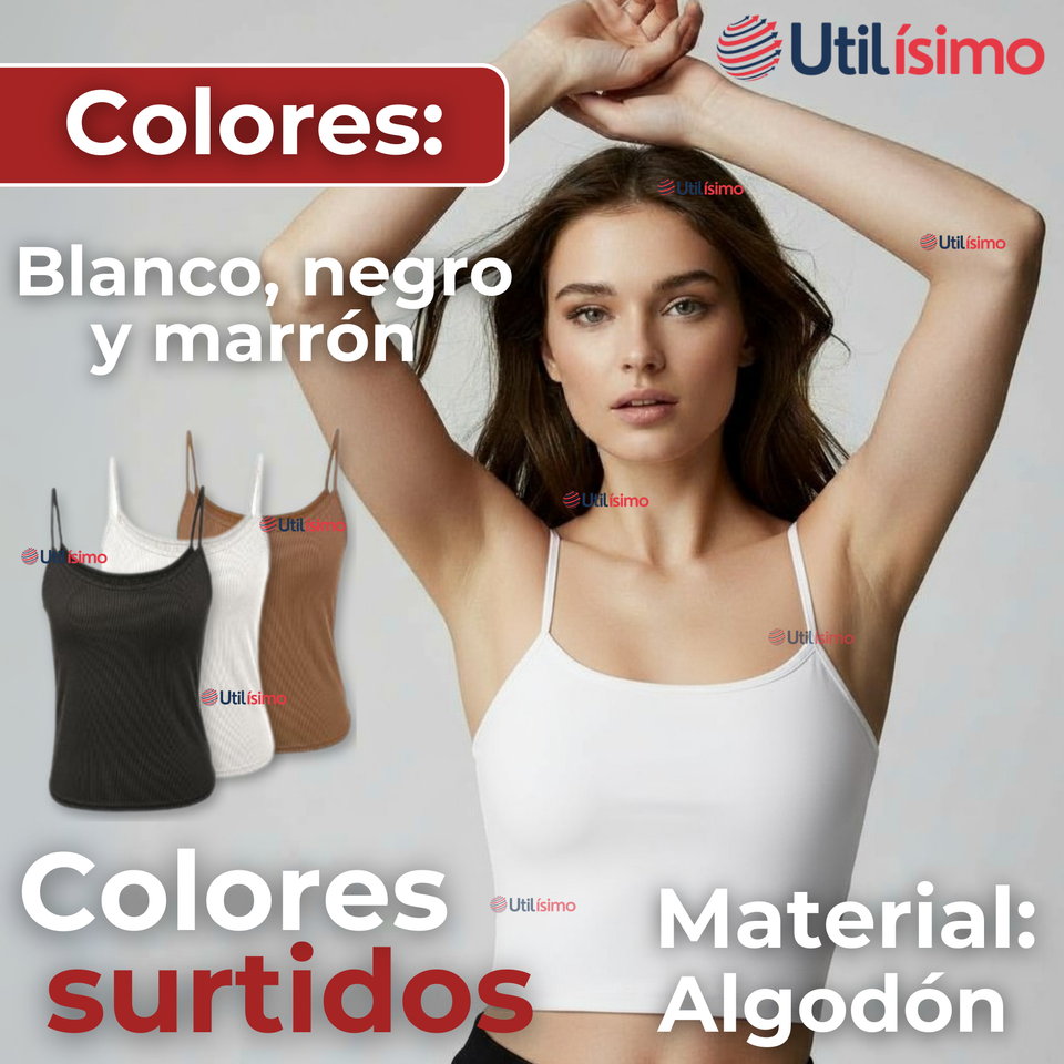 Polera Camiseta Pabilo Básica Lisa Elástica Algodón Mujer Colores Surtidos