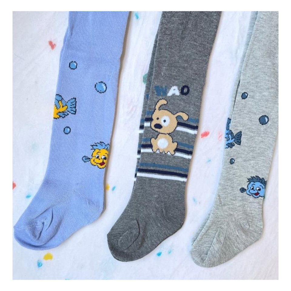 Pack 3 Pantys Primera Capa Invierno Niño Y Niña Surtido
