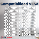 Soporte TV Mesa Ajustable 45Kg 37 a 75 Pulgadas 37 40 43 48 50 55 58 60 65 70 75
