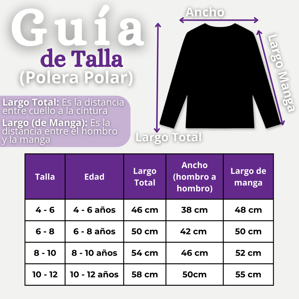 Camiseta Polera Polar Primera Capa Basica Pijama Manga Larga Diseños Surtidos Niña