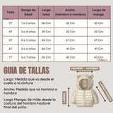 Parka Bebé Niña Beige Térmica Acolchada Con Orejitas Sweet Winter