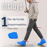 Fundas Cubre Zapatos Azul Impermeable Surtidas Silicona Antideslizante 1 par