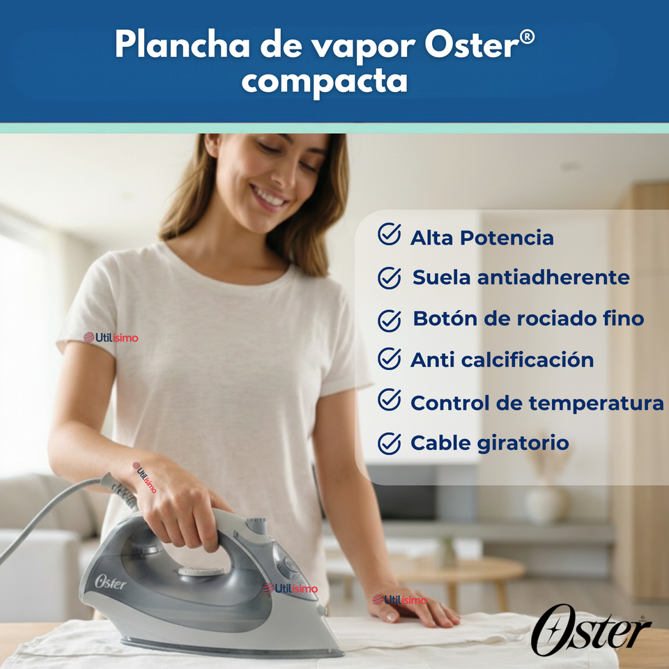 Plancha de vapor Oster® compacta GCSTBS5001
