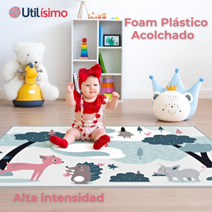 Alfombra Plegable Antigolpes 180x160cm Juego Niñas Surtido