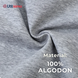 Polerón Algodón Cuello Redondo Niño Gris Dragon