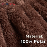 Conjunto Frizado Polar 2 Piezas Niño Marron