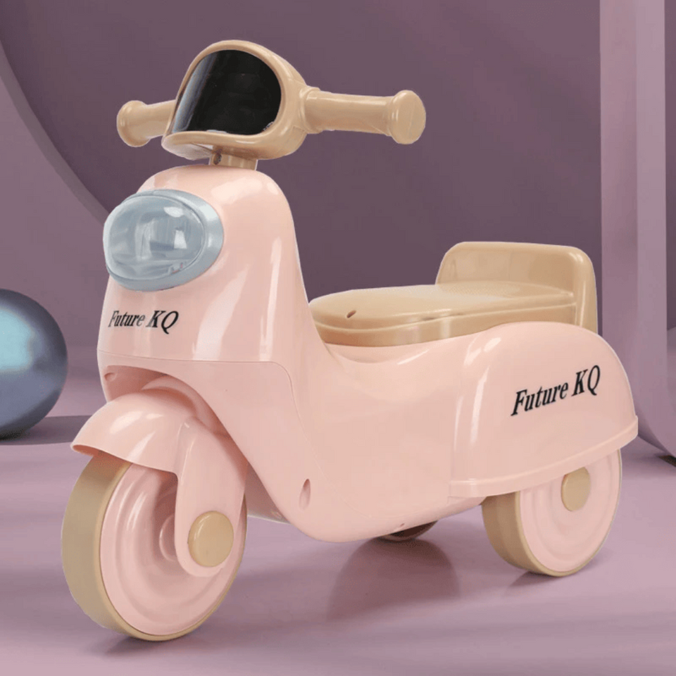 Scooter Moto Infantil con Luz y Sonido Niño Niña Rosa de 1 a 5 años
