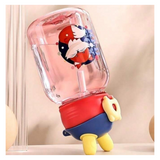 Botella Plástica 600ML Con Bombilla y Correa Kawai Sin BPA Niños