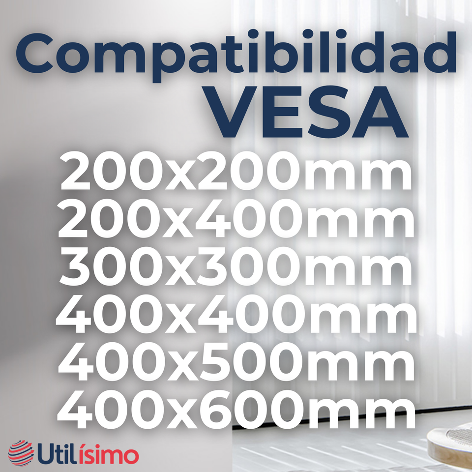 Soporte TV Pared Fijo 45Kg 40 a 80 Pulgadas 40 42 43 48 49 50 55 58 60 65 70 75 77 80