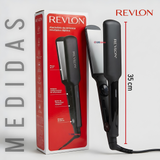 Plancha Alisadora De Cabello Revlon Placas De Cerámica  RVST2182 Alaciadora Negra