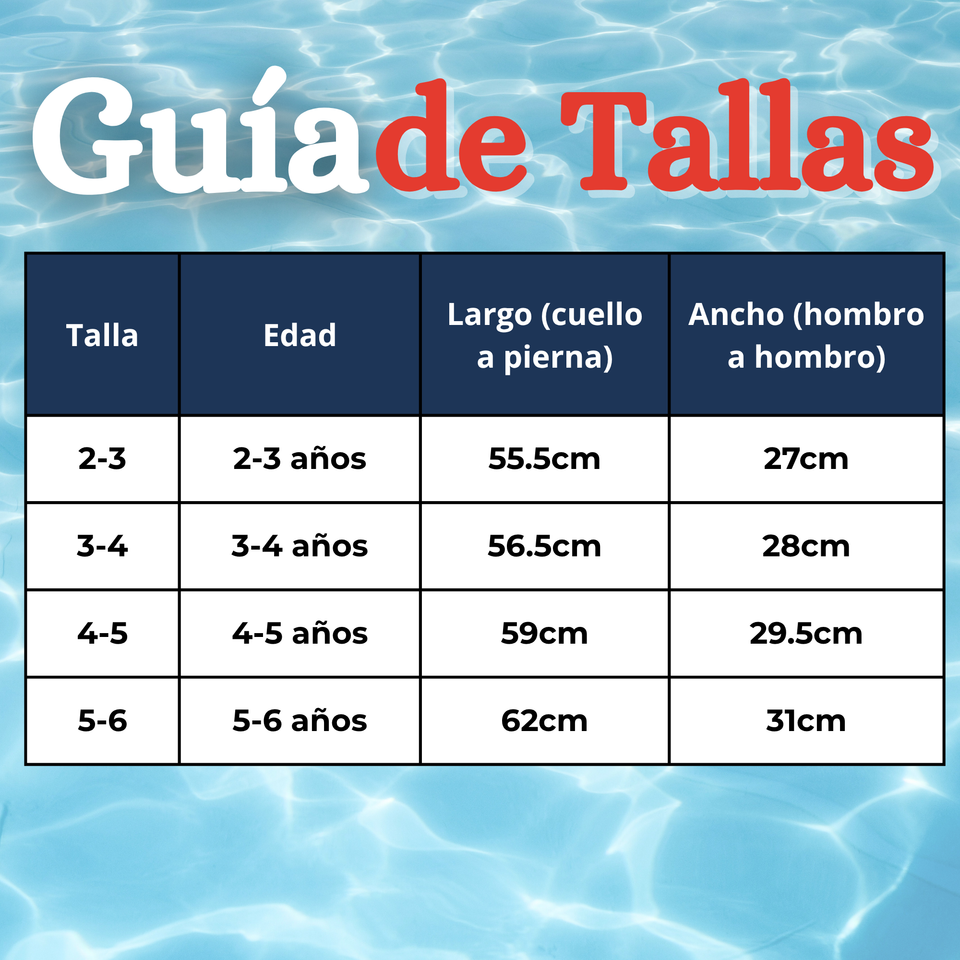 Traje de baño Enterito Con Cremallera Niño de 2 a 6 años Blue Shark