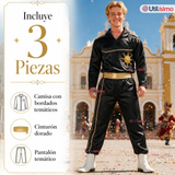 Traje Caporal Típico 2 Piezas Negro Hombre Fiestas Patrias
