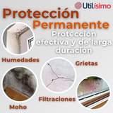 Sellador Adhesivo Transparente Impermeable Tapa Goteras 1Kg No Tóxico