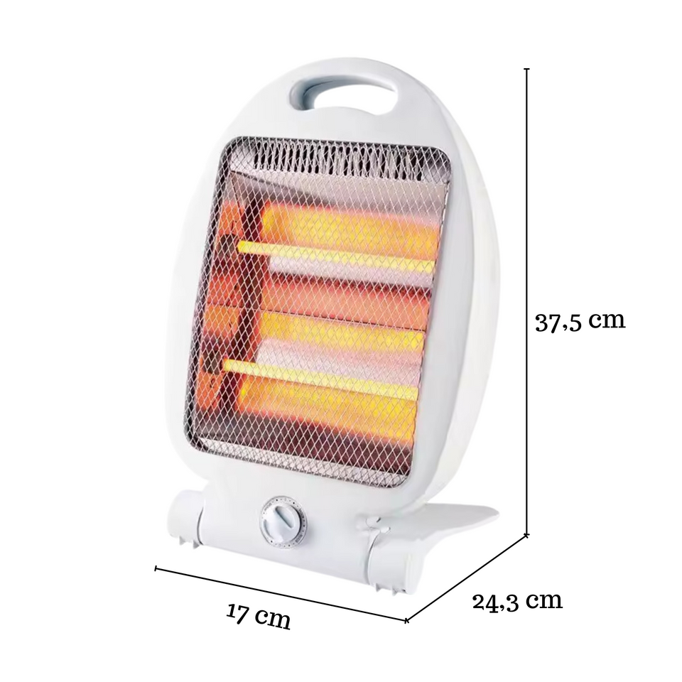 Calefactor Estufa Halógeno 800w Bajo Consumo Oficina