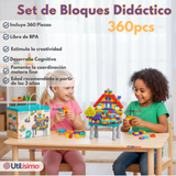 Juego Bloques de Construcción 360 piezas para Niño o Niña