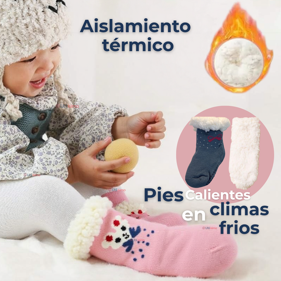 Calcetines de Chiporro Bebé Niña Antideslizante Colores Surtidos