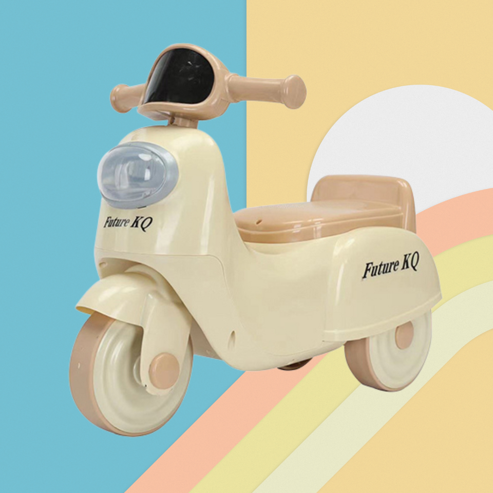 Scooter Moto Infantil con Luz y Sonido Niño Niña Verde de 1 a 5 años