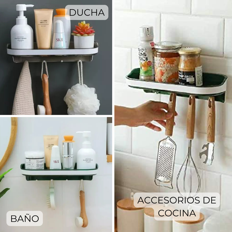 Estantes Organizador De Pared Cocina Baño