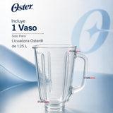 Vaso vidrio Boroclass® de 1.25 l para la licuadoras Oster®