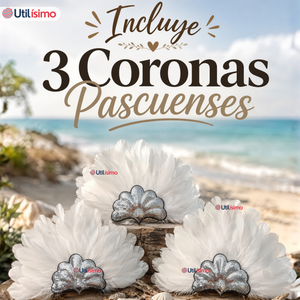 Pack 3 Coronas Tocados Cintillos Pascuenses Traje Niña Fiestas Patrias