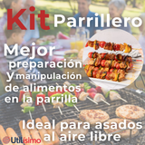 Pack 45 Piezas Brochetas Para Anticuchos Pinchos Bambú Palillos 40cm