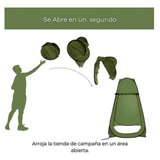 Carpa Caseta De Baño Vestidor Portátil  Camping Comodidad Privacidad Al Aire Libre
