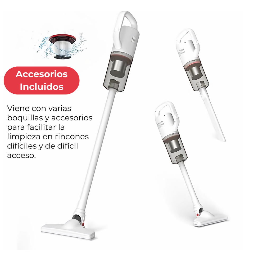 Aspiradora De Mano Inalámbrica Recargable Potente 120W USB Portátil Hogar