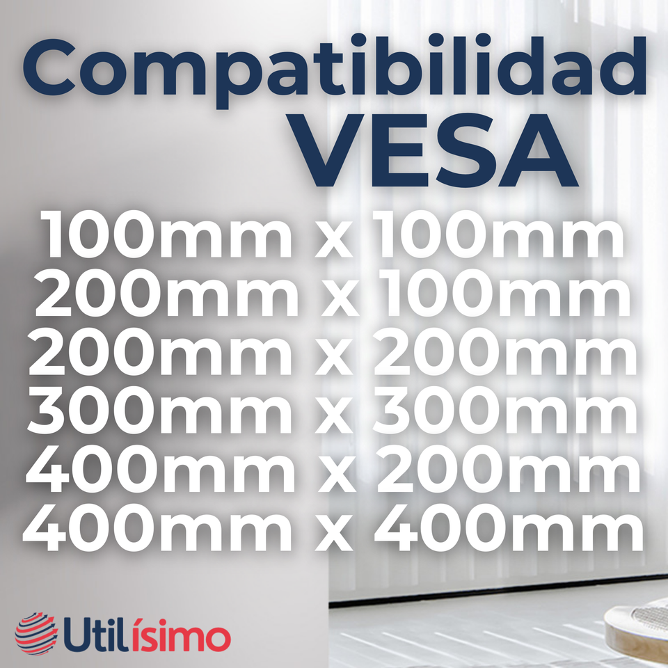 Soporte TV Techo Pared Ajustable 55Kg 26 a 55 Pulgadas 26 27 28 29 32 37 39 40 42 43 46 47 48 49 50 51 52 55