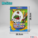 Libro Para Colorear Pintar Educativo Diseños Surtidos