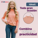 Camiseta Beatle Polar Juvenil Niña Primera Capa Colores Surtidos
