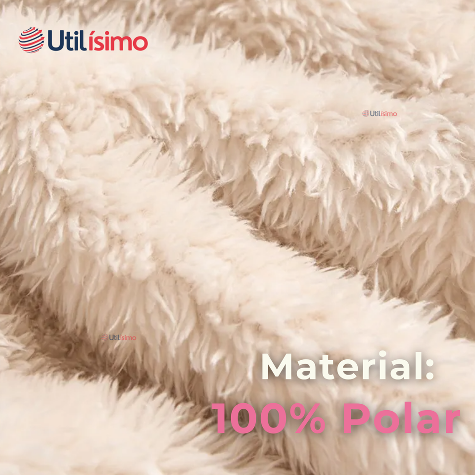 Conjunto Frizado Polar 2 Piezas Niña Blanco