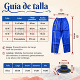Traje Típico Caporal Azul Con Sombrero Danza Tradicional Fiestas Patrias