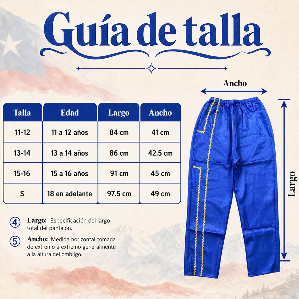 Traje Típico Caporal Azul Danza Tradicional Fiestas Patrias
